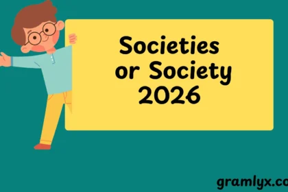 Societies or Society