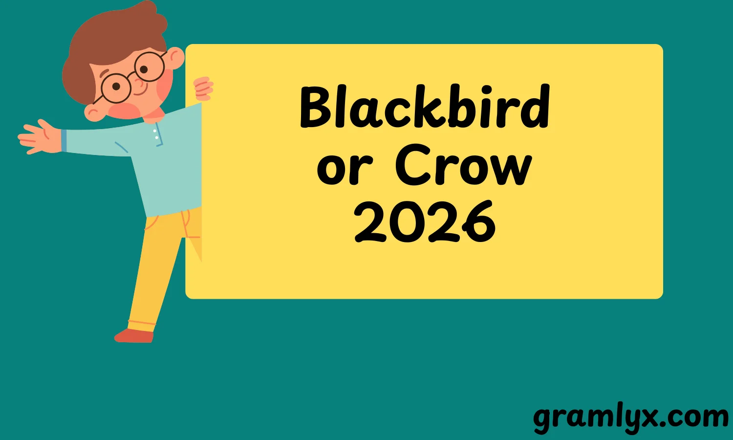 Blackbird or Crow
