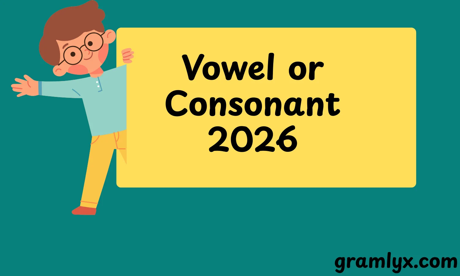 Vowel or Consonant