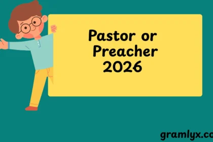 Pastor or Preacher