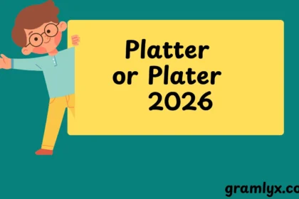 Platter or Plater