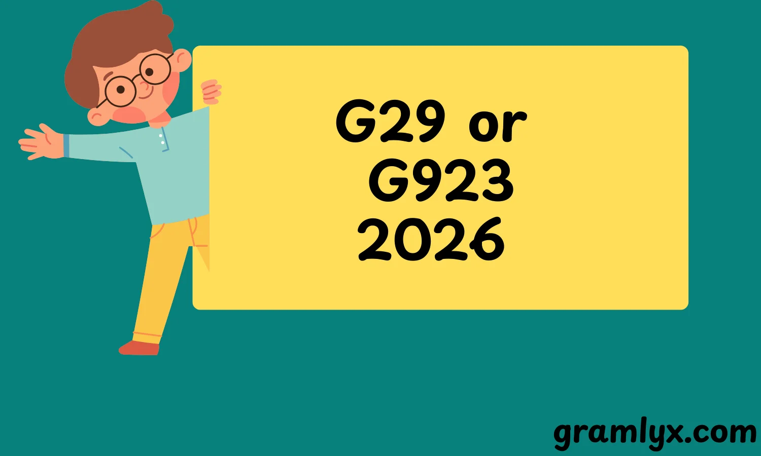 G29 or G923