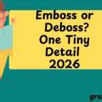 Emboss or Deboss? One Tiny Detail