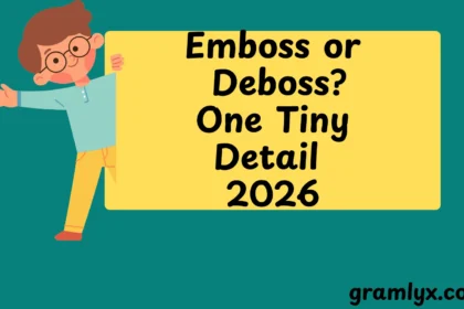 Emboss or Deboss? One Tiny Detail