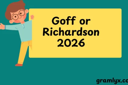 Goff or Richardson