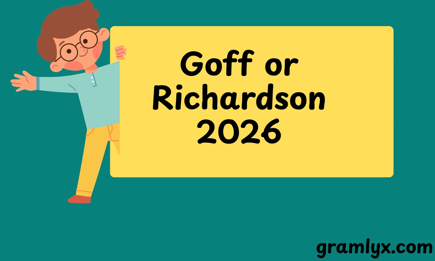 Goff or Richardson