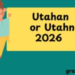Utahan or Utahn