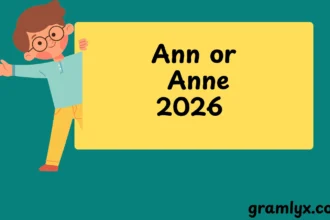 Ann or Anne