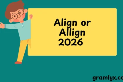 Align or Allign
