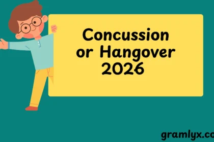 Concussion or Hangover